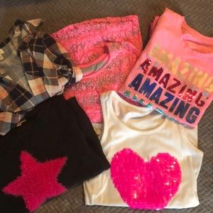 Bundle of girls tops